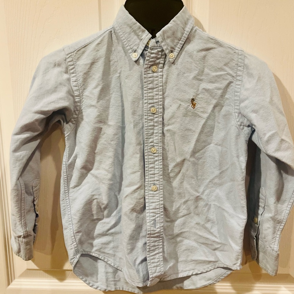 Ralph Lauren, light blue dress shirt, size 5